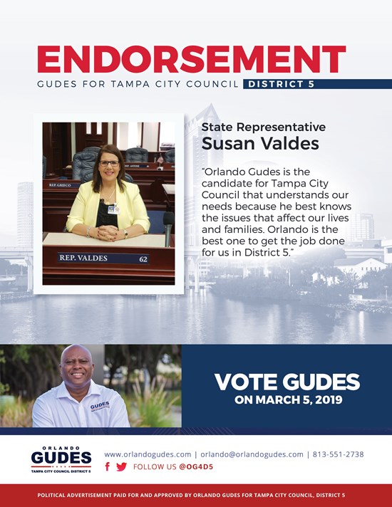 Orlando Gudes Endorsements